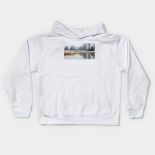 Surrey Winter Landscape Kids Hoodie